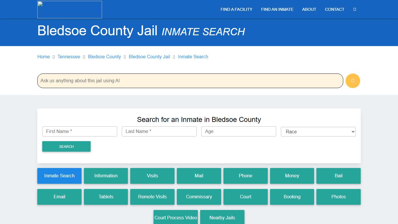 Bledsoe County Jail, TN Inmate Search: Roster & Mugshots