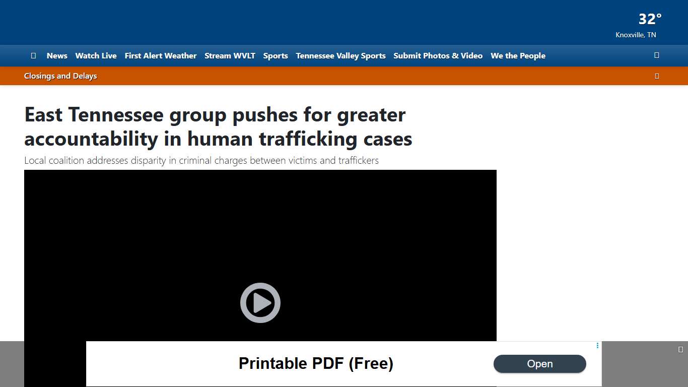 East Tennessee group pushes for greater accountability in human trafficking cases